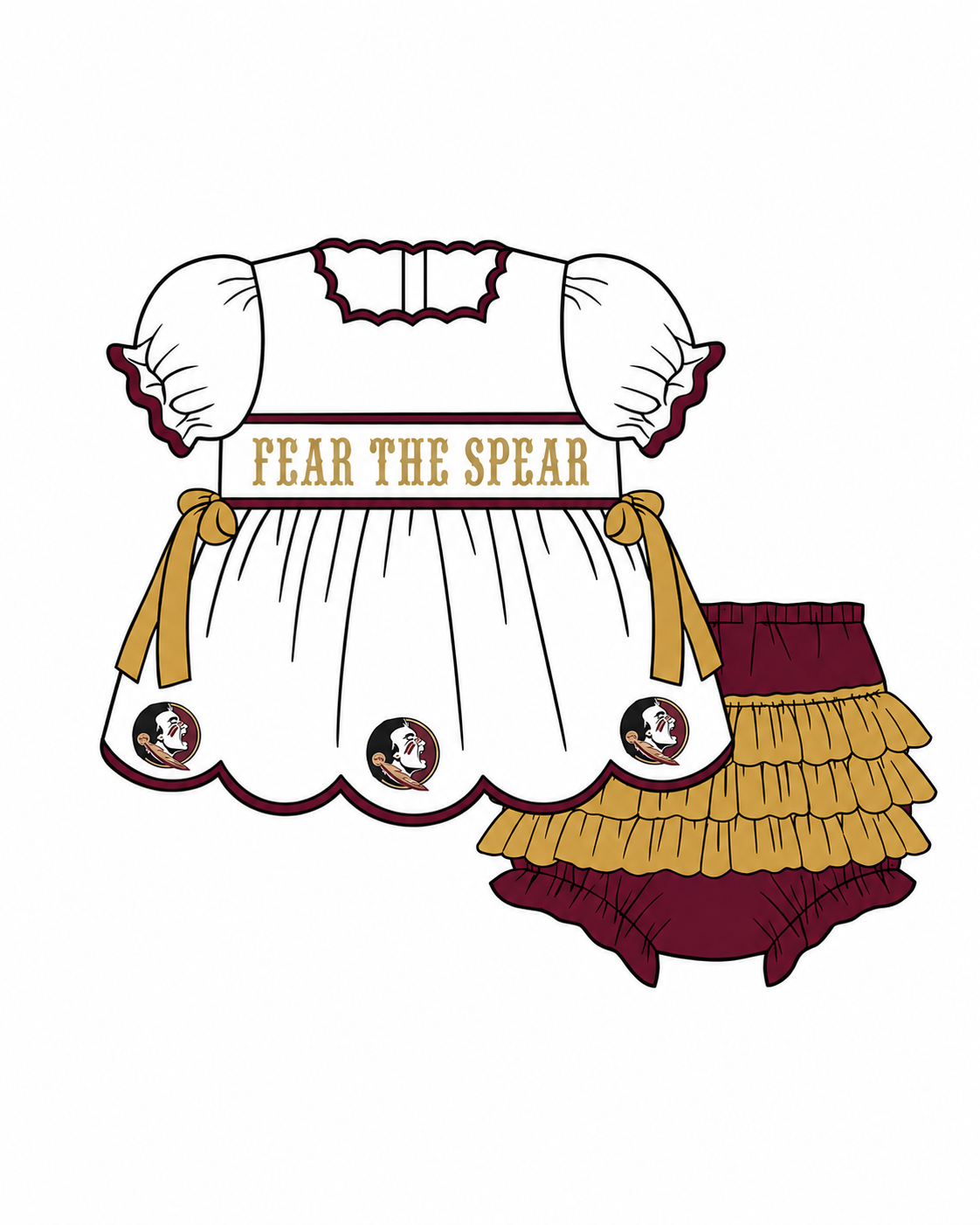 Fear the Spear Bloomer Set - ETA August