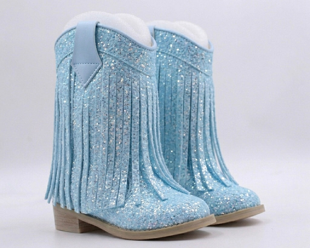 Darlin Dolly Boots Bluebird Blue: ETA August