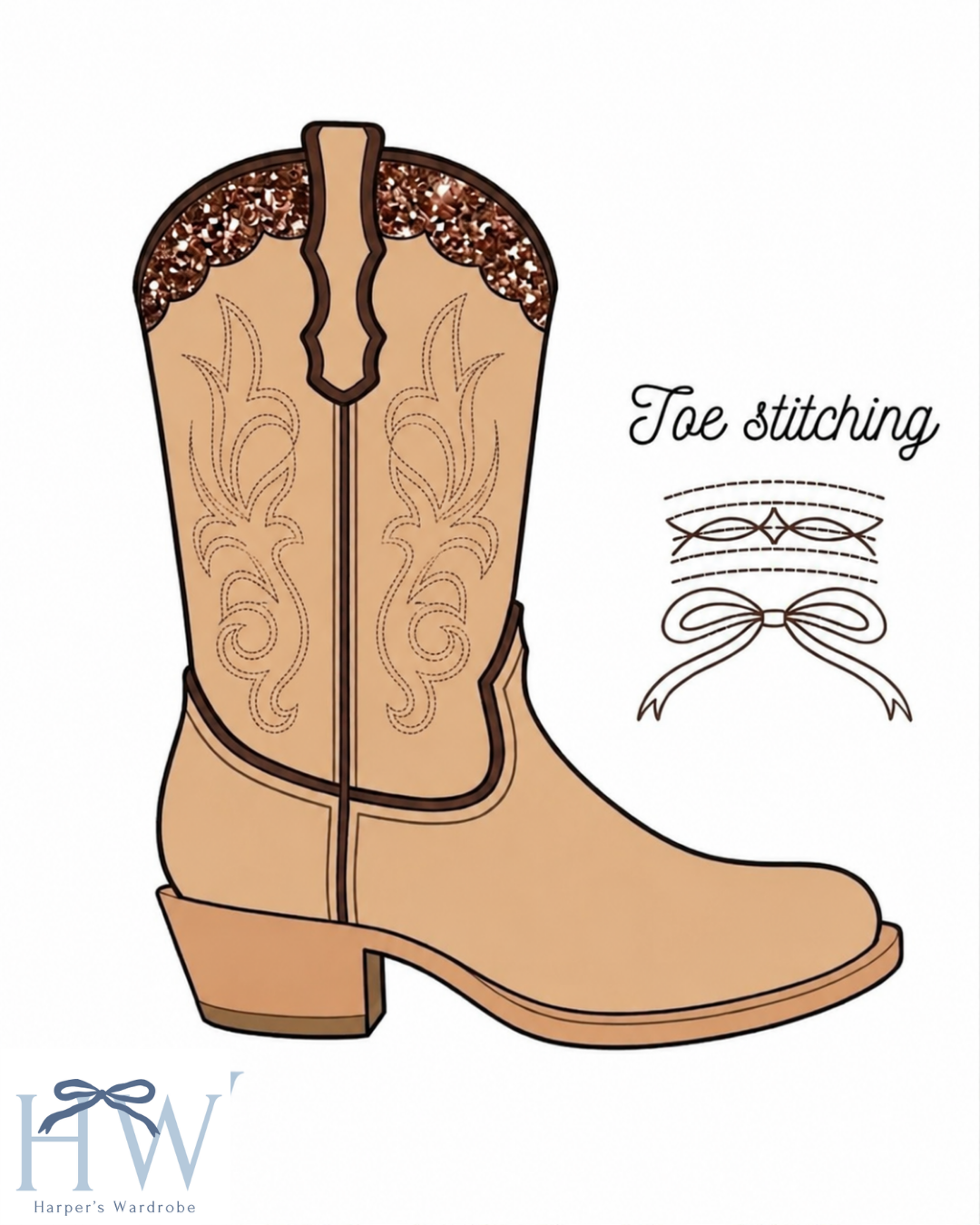 Saddle Belle Boots | Brown | ETA January