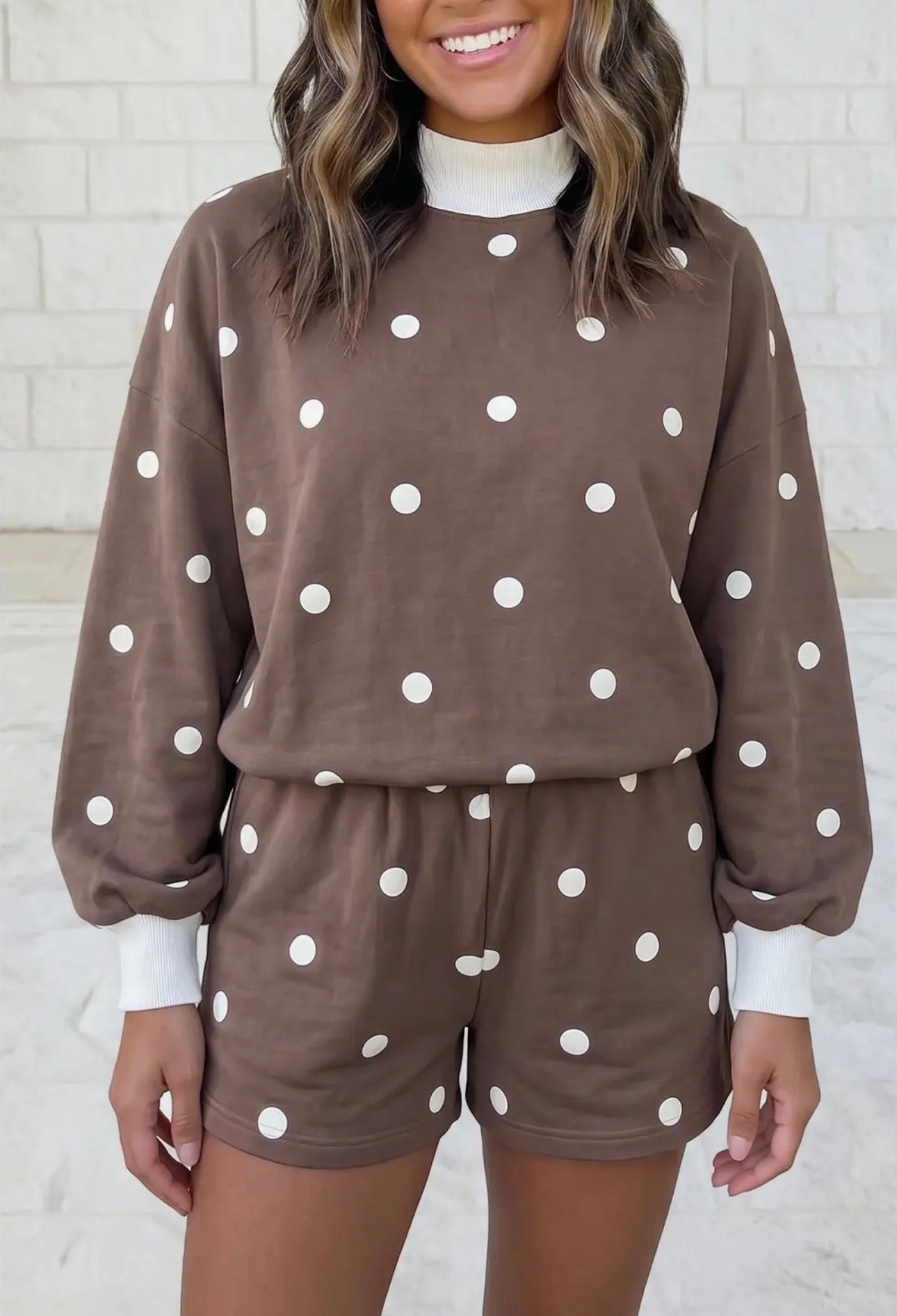 Mocha Dot Set