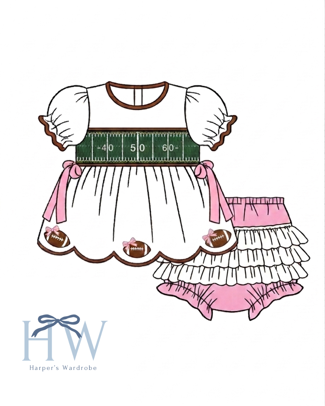 Touchdown Cutie Bloomer Set - ETA August