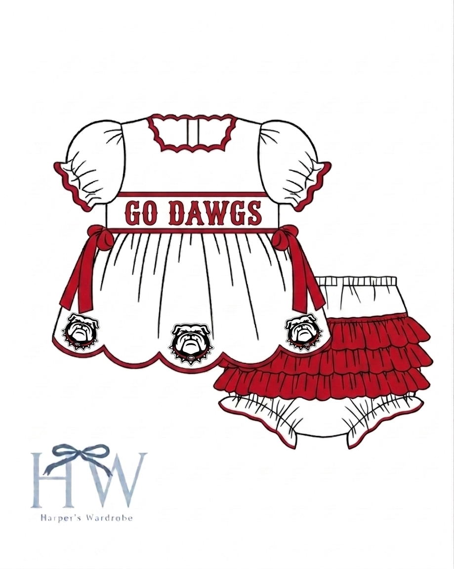Go Dawgs Bloomer Set - ETA August
