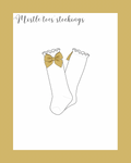 Mistle-toe's Stockings: Gold