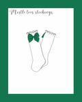 Mistle-toe's Stockings: Green
