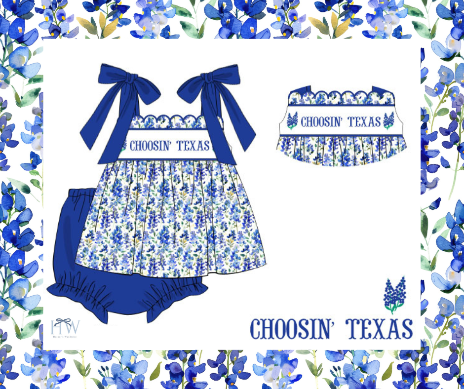 Choosin Texas Bloomer Set